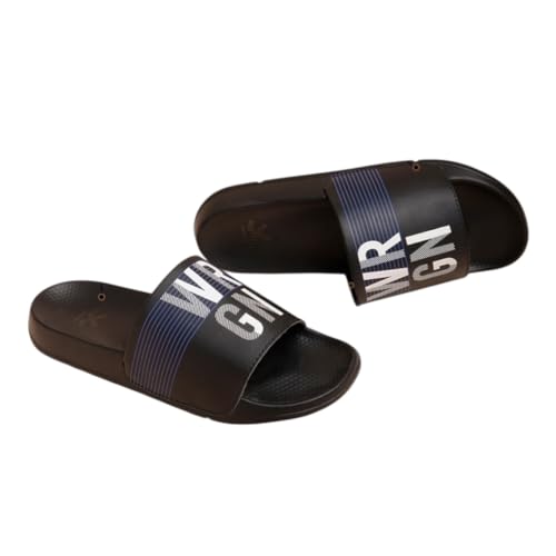 Image of WROGN Men's Anti-slip Sliders | Lightweight EVA Sole | Foam Padded Comfort