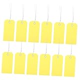 DOITOOL 100 Pièces Étiquettes Vierges Pour Bagages Inscriptibles à Suspendre Pour Valis...
