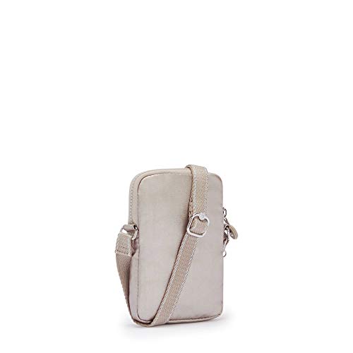 Image of Kipling Womens Tally Minibag, Lightweight Mini Bag, Nylon Phone Crossbody Bag, Metallic Glow, 4.25 L X 6.75 H X 0.75 D US