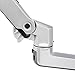 Amazon Basics Dual Monitor Stand, Lift Engine Arm Mount, Silver