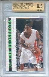 2003 UD Top Prospects LeBron James Promos Basketball Card (2003) #P3 LeBron James