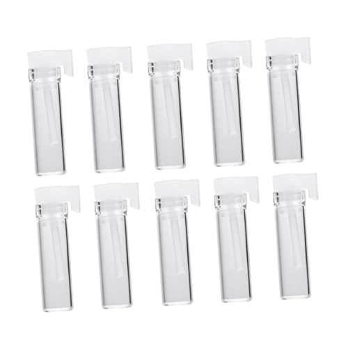 DECHOUS 500 Piezas tendedero para biberones envases cosméticos de viaje terrario botellas de vidrio botella pequeña para perfume botellas recargables líquido botella de vidrio