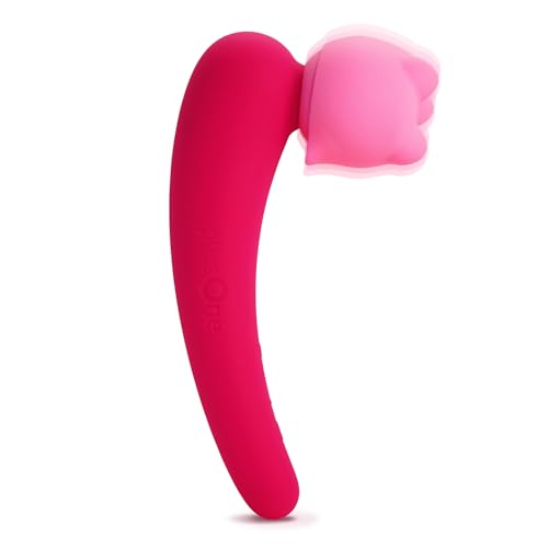 plusOne Mega Massager, Powerful Body Vibrator with 15 Vibration Patterns, Waterproof and Rechargeable with…: retailer-supplied image