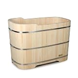OGOLOUG Japanese Hinoki Wood Bathtub