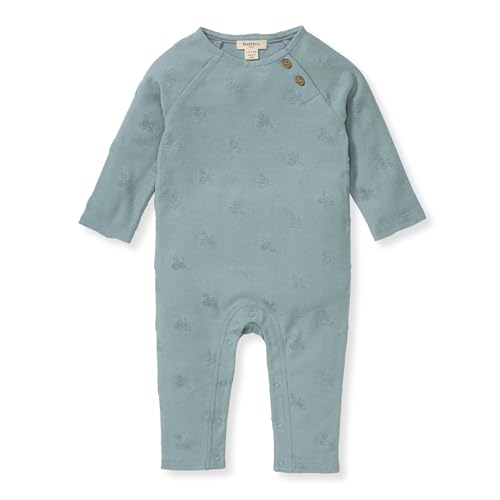 Image of Burt's Bees Baby Jumpsuit, 100% Organic Cotton One-piece Outfit Coverall With Hat