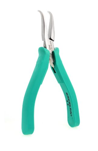 Excelta 2829 Plier, Bent Nose, 5.75 Overall Length, Stainless Steel