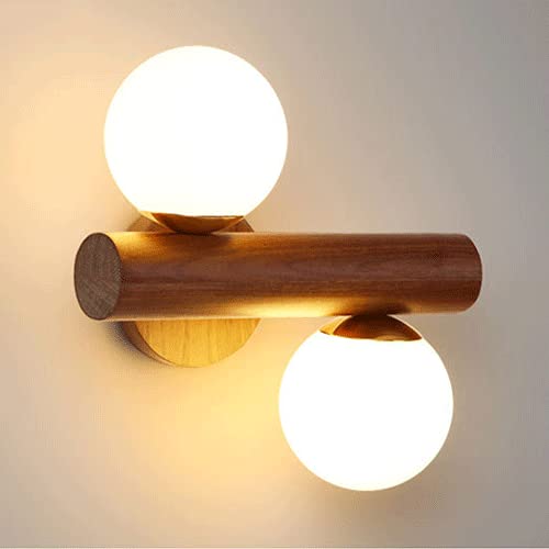 Luminaires d'intérieur pour tête de lit en bois scandinave