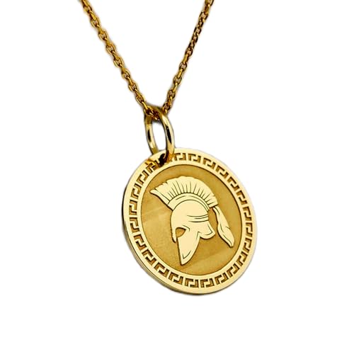 Pendentif spartiate argent 925 et chaîne de 45 cm LKBEADS 00215