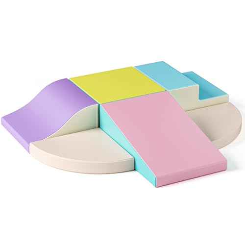 Weiches Baby-Spielset, Klettern und Krabbeln, Schaumstoffspielzeug, Kinder-Aktivitäten, mehrfarbig