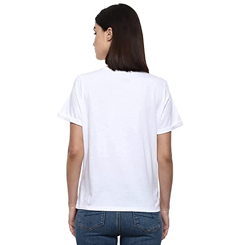Image of THE NXT GEN Dollar Printed Short Sleeve Unisex Oversized T Shirt Casual Wear Round Neck White