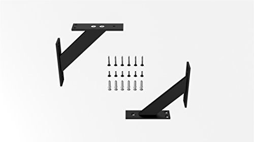 ALUSFERA 5903021980649 Shelf Brackets, Black, 120 MM - Image 4