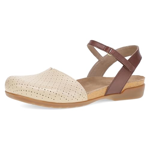 Image of Dansko Rowan Sandal for Women - Memory Foam and Cork Footbed for Comfort and Arch Support - Lightweight Rubber Outsole for Long-Lasting Wear - Versatile Casual to Dressy Footwear