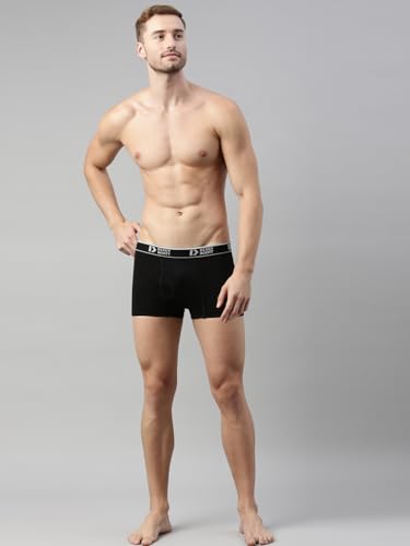 Image of Dixcy Scott Originals Swish Trunk | Short Trunks for Men | 100% Combed Cotton | Soft, Sweat-Absorbent Waistband | C-Open Front Men's Underwear | Elasticated Leg Grip Innerwear for Man | Pack of 10