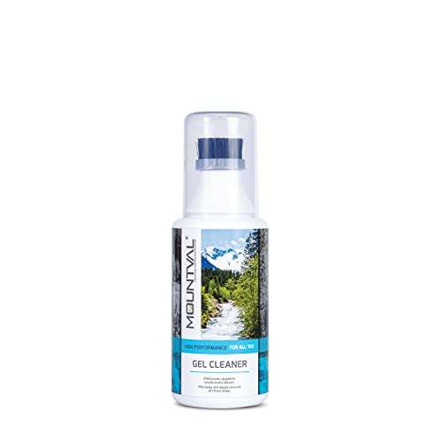 Mountval Limpiador en Gel para Calzado de Senderismo y Deportes al Aire Libre de Ante, Nubuck y Gore Tex Cover