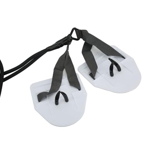 Entrenador de fuerza para brazos de natación en látex blanco miniatura 5