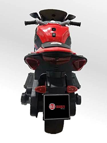 Moto Elétrica Infantil BZ R1 12V Vermelha com Rodinhas de Apoio