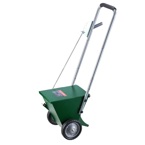 Happybuy Dry Line Marker, 2-Wheel, 2 or 4 in Lines, Adjustable Chalker, with Rubber Handle, 25 lbs Capacity, for Baseball & Softball Infield, Green