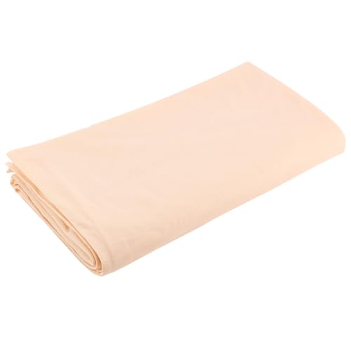 Tissu teint peau de poupée INFUNLY 150x150cm tricoté brossé léger pour couture de vêtements