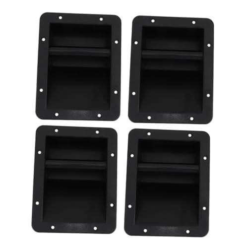 Holibanna Speaker Handle Parts 4pcs Replacement Handles for Amplifiers Save Space Enhance Look Easy to Install for Cabinet Use