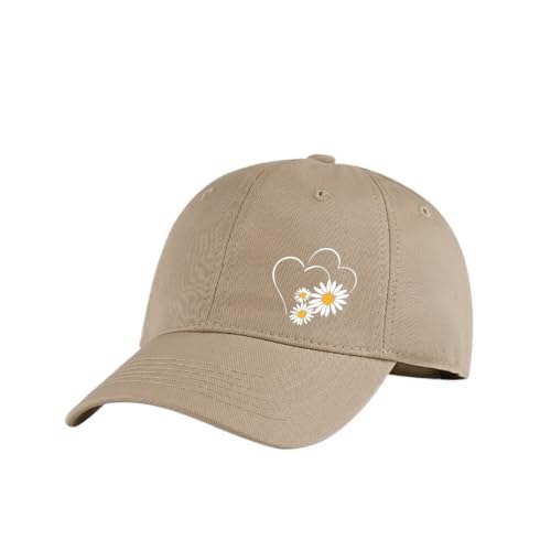 Gorra de béisbol con corazones y visera suave ideal para paseos y playa
