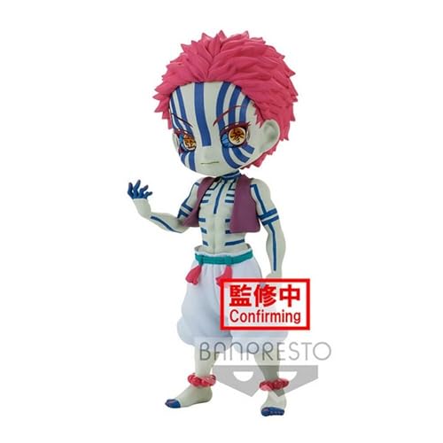 Banpresto - Demon Slayer Kimetsu no Yaiba Q posket Akaza Version A Figure BP17972 Multiple Colors