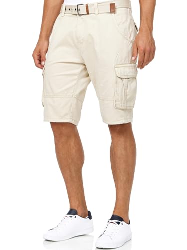Cargo Shorts Hommes Monroe Indicode Pantalon Court Confort d'Été