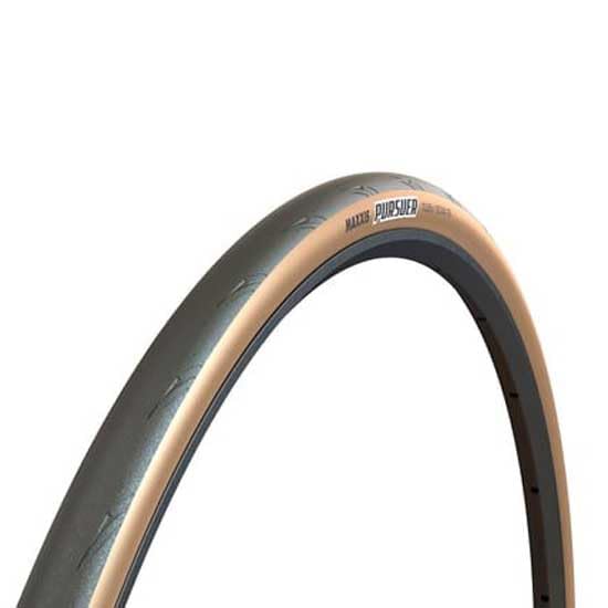 Maxxis Pneu Pursuer-700x25c-Tr. Souple-Tanwall Neumático MTB, Bronceado, 700x25c