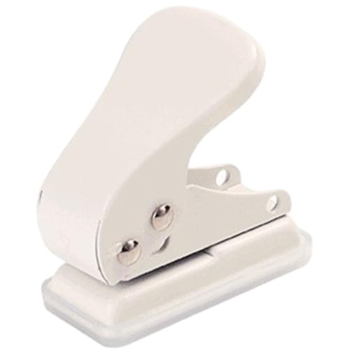 0ne ホールパンチャー - 人間工学ハンドヘルドホールパンチャー | ポータブルシングルホールパンチャー | ハンドパンチ 小さなハンドパンチ | 金属製ハンドパンチ ホームスクール用品 クラフトタグ 衣類 チケットスクラ用