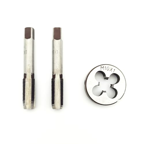 AtticZone M10 x 1.0 Metric Hand Thread Tap and Die Set, Right Hand