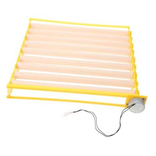 Plateau d'œufs automatique en plastique jaune pour incubateur de poulets domestique