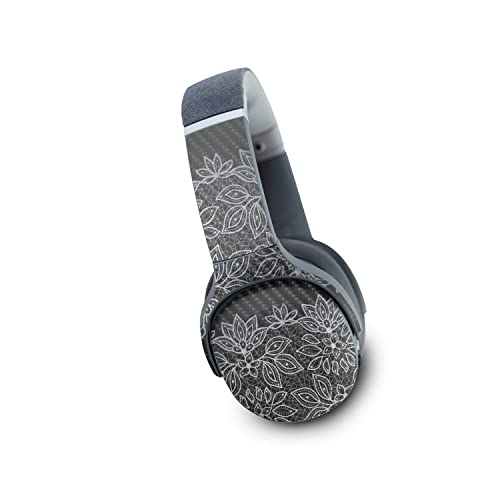 Image of MightySkins Carbon Fiber Skin Compatible with Skullcandy Crusher Evo Wireless - Floral Lace | Protective, Durable Textured Carbon Fiber Finish | Easy to Apply | Made in The USA
