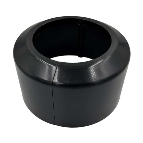 110mm Toilet Pipe Cover Black Split Two-Piece Pan Soil Waste Collar