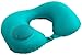 Nadmuchiwana poduszka pod kark wodoodporna, nadmuchiwana poduszka pod kark lekka poduszka podróżna, w kształcie litery U wygodna przenośna poduszka podpierająca głowę na kemping, wędrówki, do biura drzemka