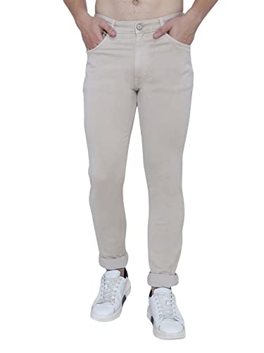Image of Strechable Denim Regular Fit Mid Waist Light Weight Soft Feel Stretchable Denim Jeans Pant for Men