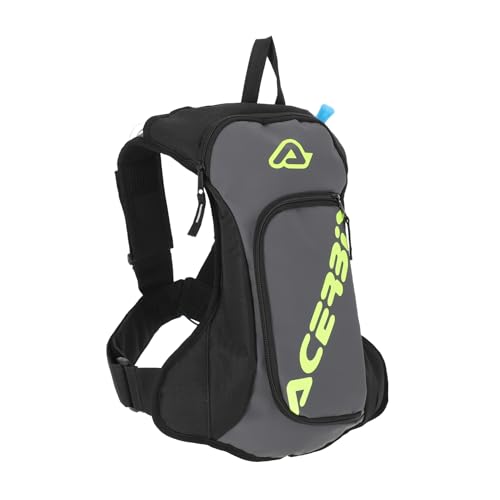 Acerbis Acqua Logo   Mochila de hidratación 5L Camelbag para moto y bicicleta (Gris, Universal)