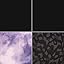 Black*2/Black Leopard/Purple White Tie-dye, 4 Packs