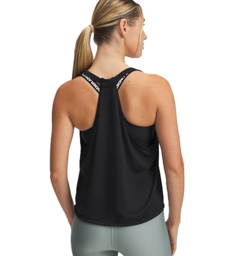 Under Armour Damen Tech Swing Tank Top Weste, Schwarz/Weiß, XS EU