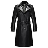 Confectionnée en polyuréthane de haute qualité, cette veste en similicuir pour homme offre le style et le confort classiques d'une veste de motard sans les coûts élevés ni les problèmes éthiques, proposant une alternative durable et sans cruauté pour votre garde-robe quotidienne.