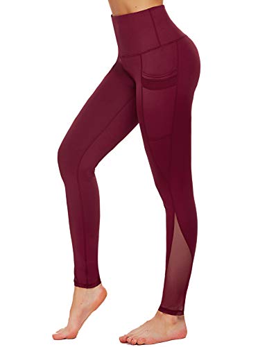 untlet Sporthose Damen Yogahosen Leggings Strumpfhosen Elastische Tummy Jogginghosen Gym Yogahose Lange Training Laufhose Tights mit Handytasche