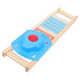 Cabilock 1 Pc rallador de mano más rico mazorca papas fritas alegre chip cortadores para verduras cozinha antideslizante cortapatatas rallador de jengibre de comida Madera Beige