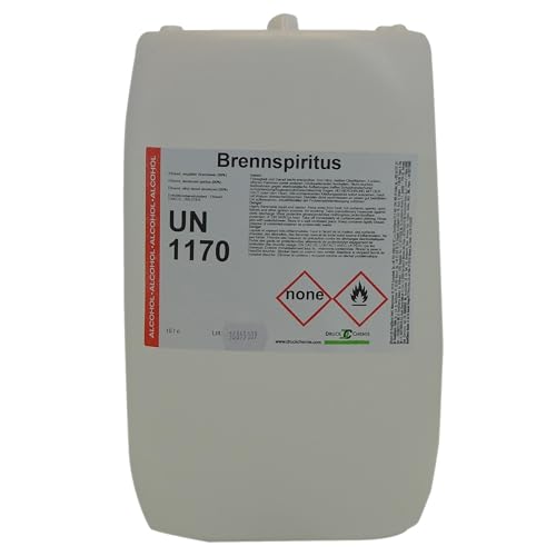 DC DruckChemie GmbH Brennspiritus 10L, 99% - Alleskönner für Haushalt, Freizeit & Handwerk - Reinigungs Spiritus, Kaminbrennstoff