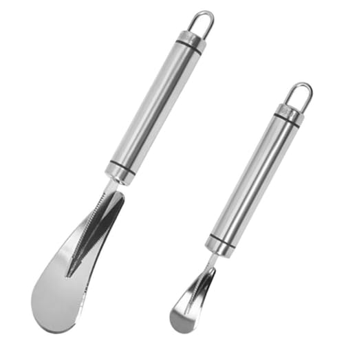 Alipis 2stücke Edelstahl Zitrusfrüchte Schäler Multifunktionales Obstschälwerkzeug Für Grapefruit Und Orange Einfaches Entfernen Der Schale Für Küche