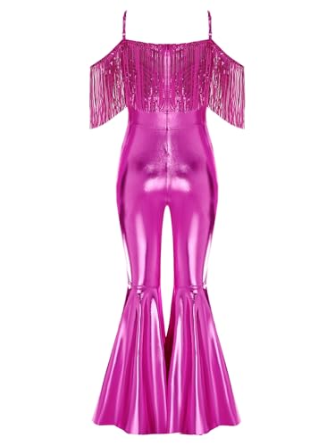 Disfraz completo de baile metálico para niñas 8 años miniatura 4