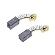 2x Trade-Shop Motorkohlen Kohlebürsten 6,5x7,5x12/14mm kompatibel mit Einhell TC-SM 2131, TH-SM 2131, BT-SM 2131 Zug-Kapp-Gehrungssäge