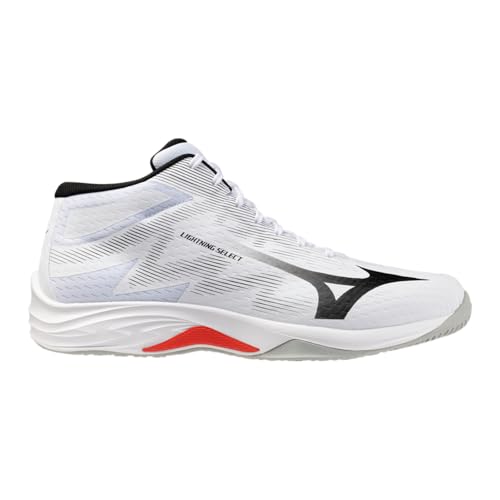 Mizuno Lightning Select Mid Volleyball, Zapatillas de voleibol unisex, Color blanco., 38 EU