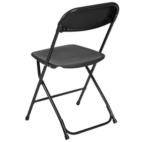 Flash Furniture Hercules Series Plastic Folding Chair - Beige - 10 Pack 650LB Weight Capacity Comfortable Event Chair - Lightweight Folding Chair - Image 12