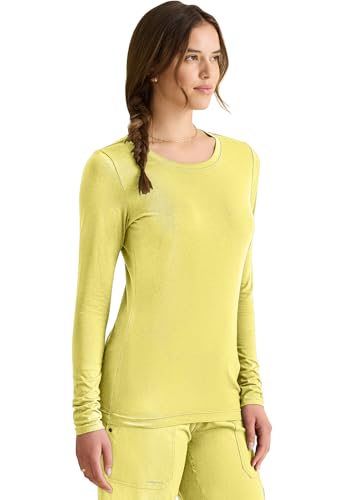 Image of Healing Hands Women's Underscrub Soft Knit Melissa Longsleeve Scrub Tee with Breathable & Easy Care Fabric 5047