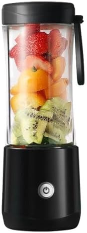 Complete Cuisine Portable Blender filled with colorful fruits like strawberries, oranges, and kiwi, ready for blending.
