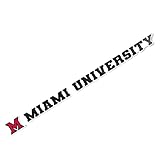 Desert Cactus Miami University Ohio Redhawks Name Logo Vinyl Decal Laptop Water Bottle Car Scrapbook (15 Inch Sticker)