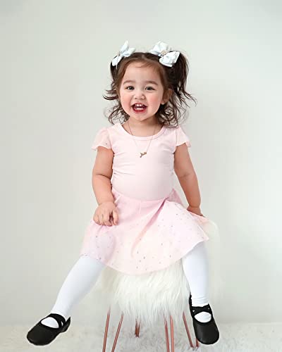 Stelle Ballet Shoes For Girls Toddler Ballet Slippers Soft Leather Boys Dance Shoes For Toddler/Little Kid/Big Kid(Black,11Ml) #TOP6